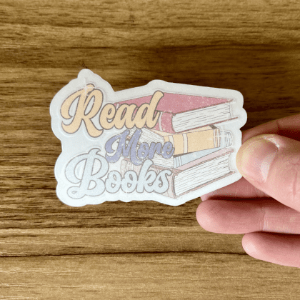 Read More books Sticker