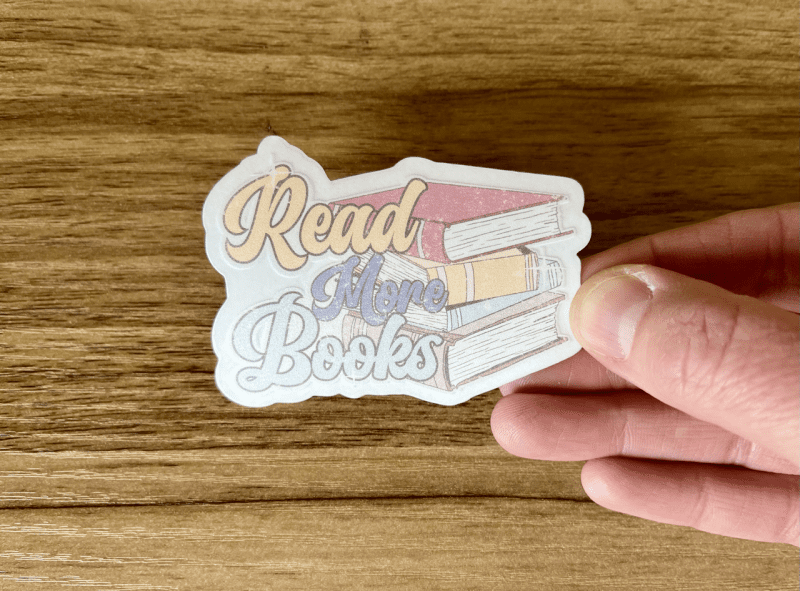 Read More books Sticker